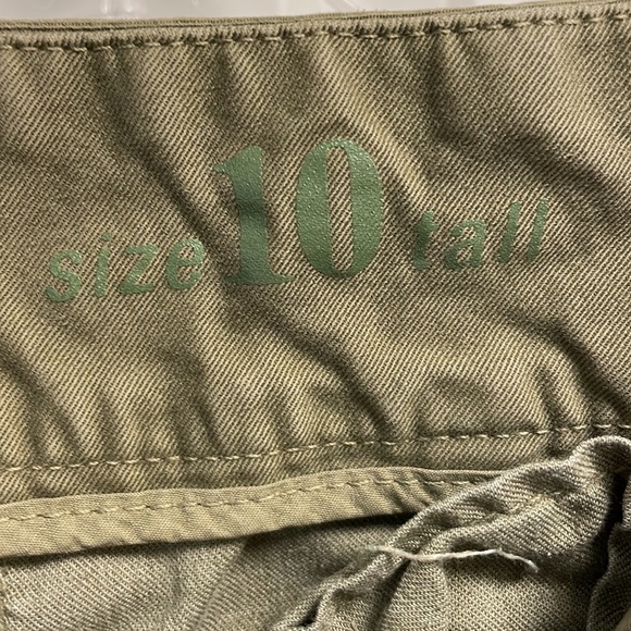 J. Crew - Andie Chinos - Size 10 Tall - 2013 - fatigue green - Picture 5 of 11